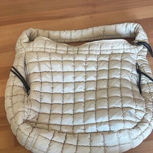 FP Movement by Free People Quilted Tan Hobo Bag